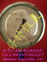 厂家直销北京YB100精密压力表 0.25/0.4级 精密耐震压力表